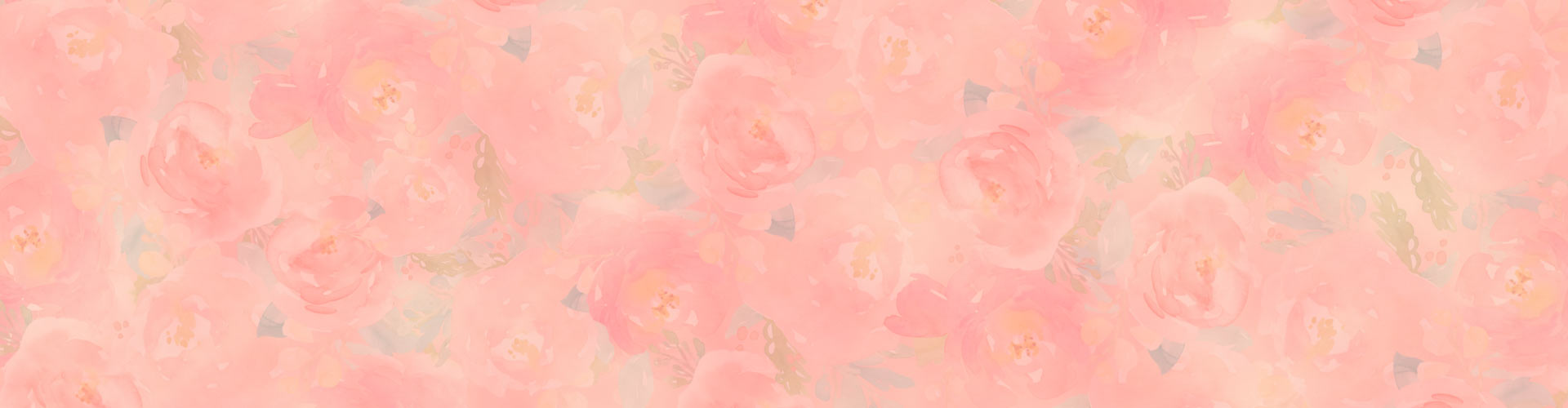 A seamless pattern of soft watercolor-style pink roses and pale foliage on a light pink background.